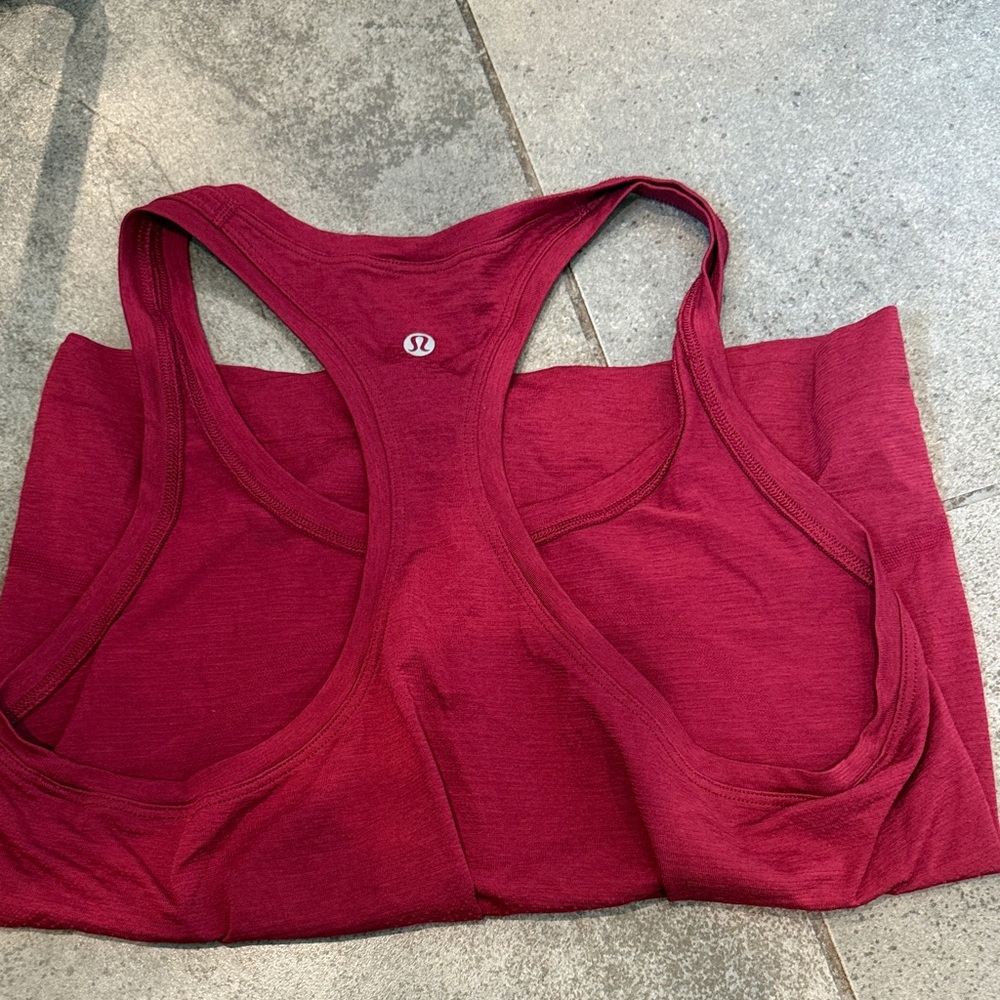 lululemon athletica Burgundy Sports Bra